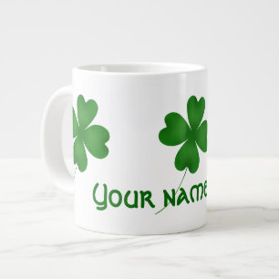 Grande Tasse Simple shamrock chanceux