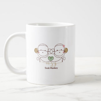 Grande Tasse Singe chaussette cosy