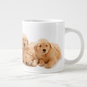 Grande Tasse Six Marionnettes Golden Retriever