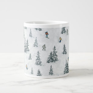 Grande Tasse Skieurs alpins et yétis cachés - Ski alpin