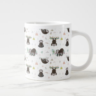 Grande Tasse Sleepy Sweet Sloth Motif