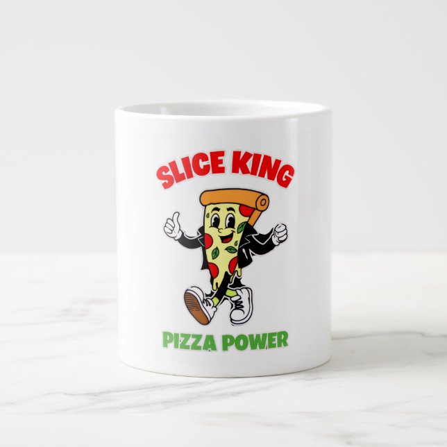 GRANDE TASSE SLICE DE PIZZA CAMINANDO (Devant)