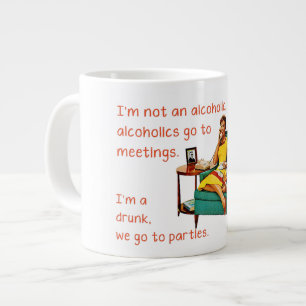 Grande Tasse SlipperyJoe socialisation boisson fête vintage fem