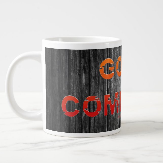 Grande Tasse SlipperyJoe's Going Commando audacieuse lettre ora (Gauche)