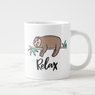Grande Tasse Sloth Dit Relax
