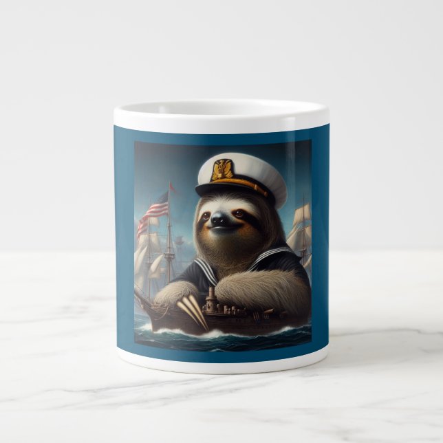 Grande Tasse Sloth Sailor (Devant)