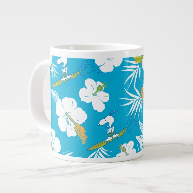 Grande Tasse Snoopy Brooklyn Beach Motif (Devant gauche)