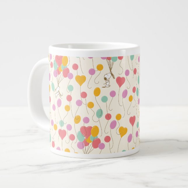 Grande Tasse Snoopy Bunches of Balloons Motif (Devant gauche)