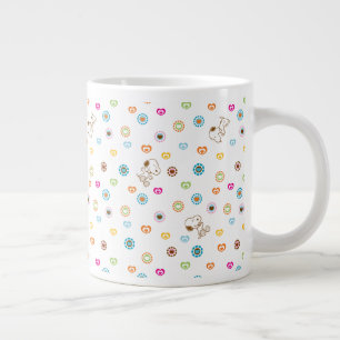 Grande Tasse Snoopy Colorful Hearts Motif