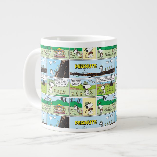 Grande Tasse Snoopy & Friends | Go Camping (Devant gauche)