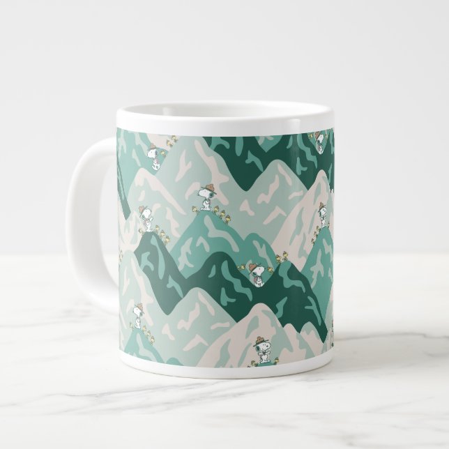 Grande Tasse Snoopy Grand Motif extérieur (Devant gauche)