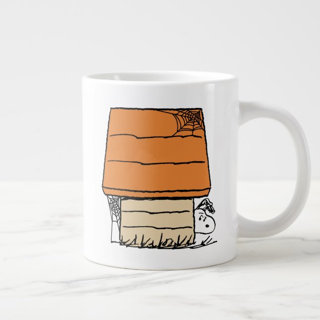 Grande Tasse Snoopy Halloween Spider Web Doghouse (Droite)