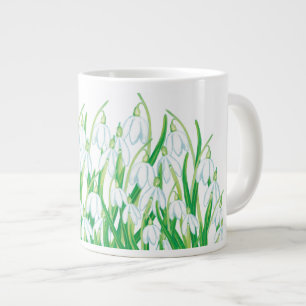 Grande Tasse Snowdrops de printemps