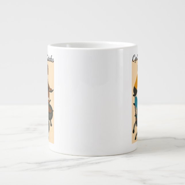 Grande Tasse Sœurs cyclistes (Devant)