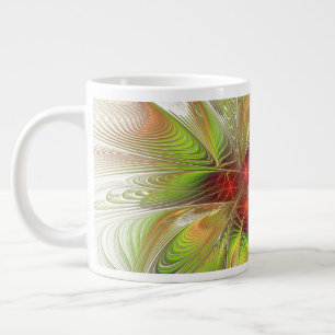 Grande Tasse Soft and tenderness fractal fantasy flowers