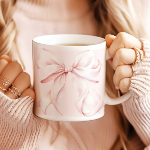 Grande Tasse Soft Girl Rose Bow