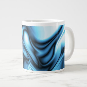 Grande Tasse Soie Bleue