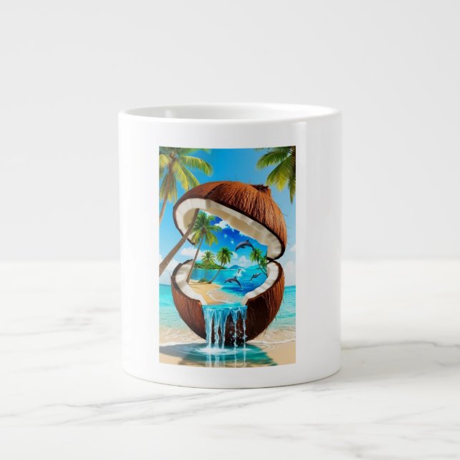 Grande Tasse Soleil de coco (Devant)