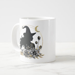 Grande Tasse Sorcière d'Halloween contemporaine moderne
