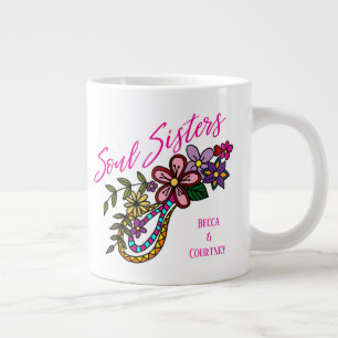 Grande Tasse Soul Soeurs Meilleur Ami BFF Amitié