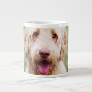 Grande Tasse Souriant d'endoodle doré