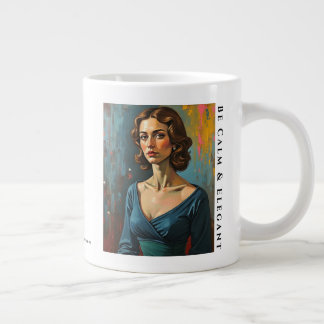 Grande Tasse Soyez calme et élégant, fier d'être une femme café