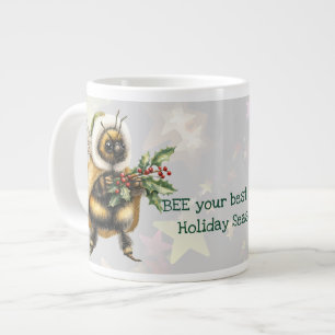 Grande Tasse Soyez la meilleure abeille cette saison des Fêtes