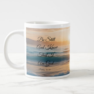 Grande Tasse "Soyez Toujours Et Sachez Que Je Suis Dieu"