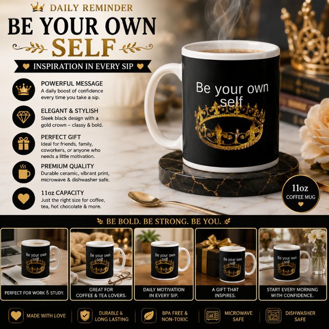 Grande Tasse Soyez votre propre soi (Créateur téléchargé)