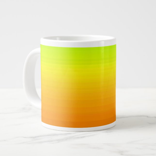 Grande Tasse Spectre des couleurs horizontales -3 (Devant gauche)