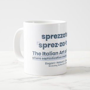Grande Tasse SPREZZATURA : L'ART ITALIEN DE LA MODE-BlueDenim
