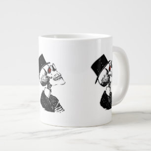 Grande Tasse Squelette des yeux rouges