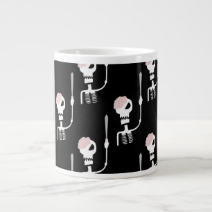 Grande Tasse Squelette d'Halloween avec épée