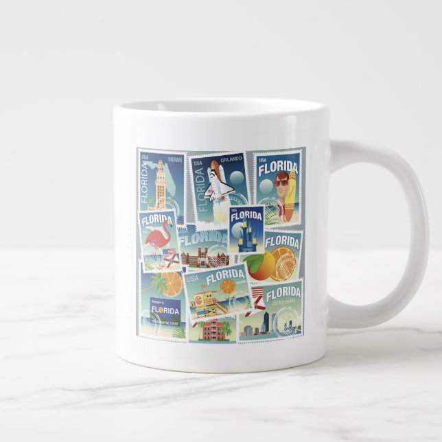 Grande Tasse Stampes de Floride (Droite)