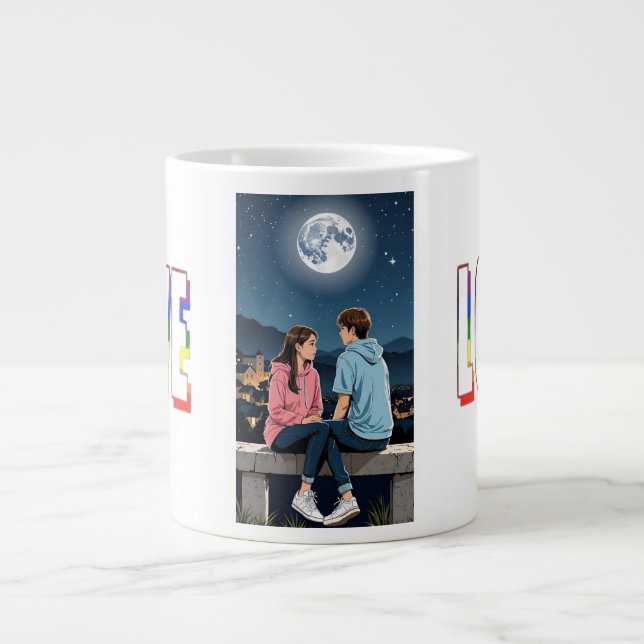 Grande Tasse Starry-Eyed Romance (Devant)