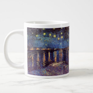 Grande Tasse Starry Night Over the Rhone par Vincent van Gogh