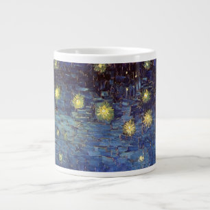 Grande Tasse Starry Night Over the Rhone par Vincent van Gogh