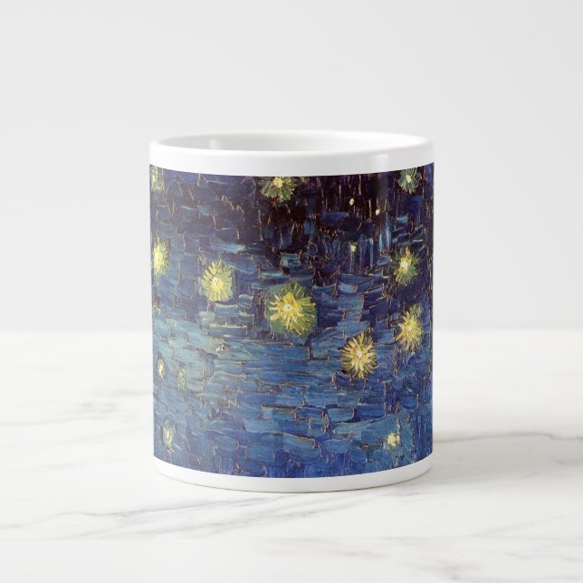 Grande Tasse Starry Night Over the Rhone par Vincent van Gogh (Devant)