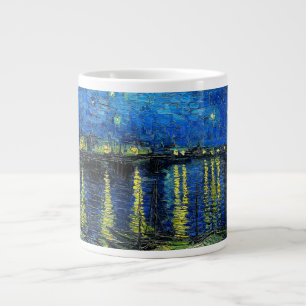 Grande Tasse Starry Night Over the Rhone par Vincent Van Gogh