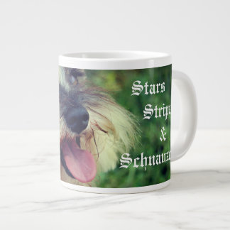 Grande Tasse Stars Stripes & Schnauzers Patriotique