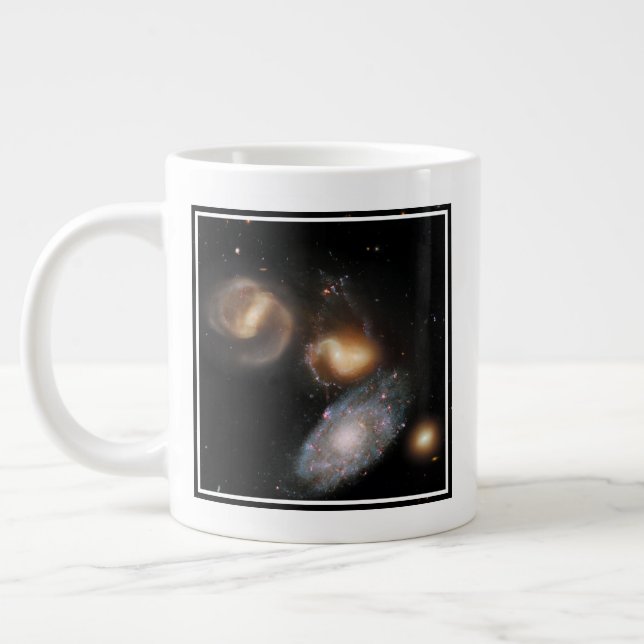 Grande Tasse Stephan's Quintet Galaxies (Gauche)