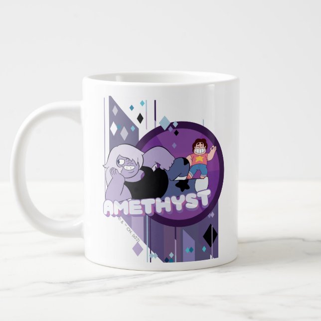 Grande Tasse Steven Universe | Graphique de caractères d'améthy (Gauche)