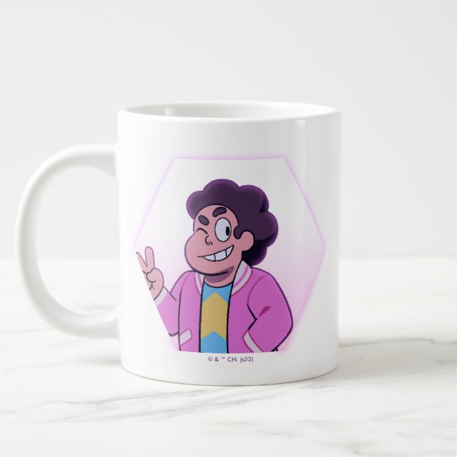 Grande Tasse Steven Universe | Portrait diamant rose (Gauche)