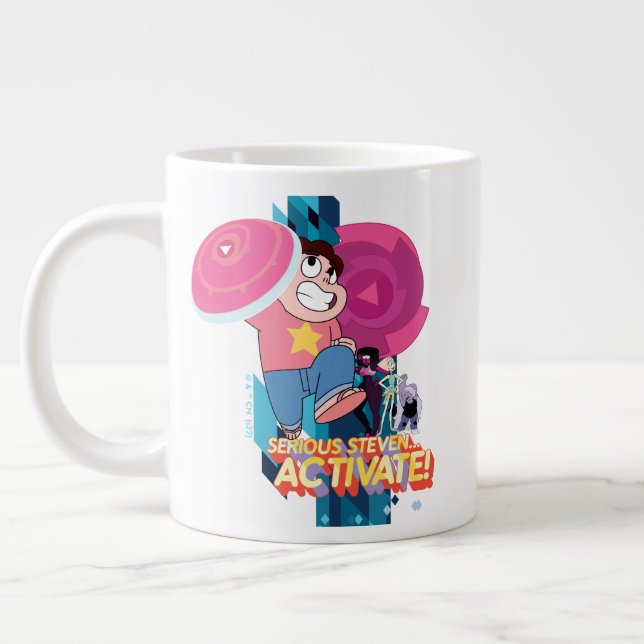 Grande Tasse Steven Universe | Sérieux Steven... Activez ! (Gauche)