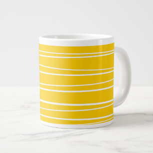 Grande Tasse Stripe d'Espagne Jaune