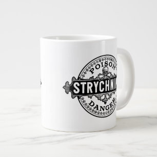 Grande Tasse Strychnine Vintage Style Étiquette