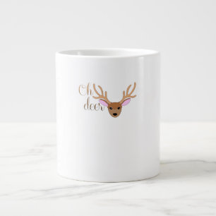 Grande Tasse Style Artistique Oh Deer