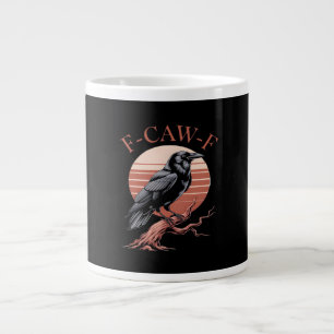 Grande Tasse Style Classique Humoristique Gothique Corbeau