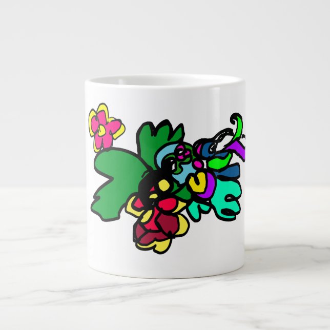 Grande Tasse Style colibri  (Devant)