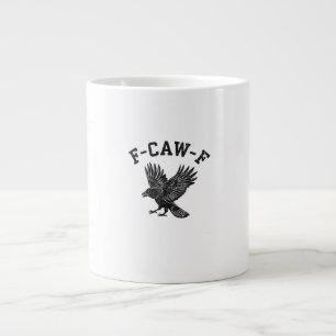 Grande Tasse Style esthétique de corbeau F-Caw-F drôle